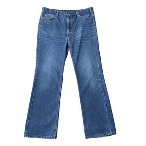 Vintage 90s USA Made Straight Leg Jeans Mens W40 L34 Blue Denim Relaxed Workwear
